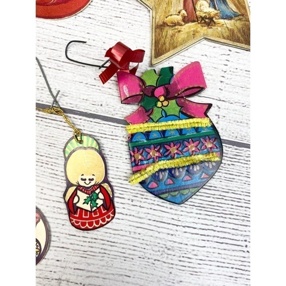 VNT 1950 60’s 70’s Christmas Holiday Ornament Set - Picture 6 of 9